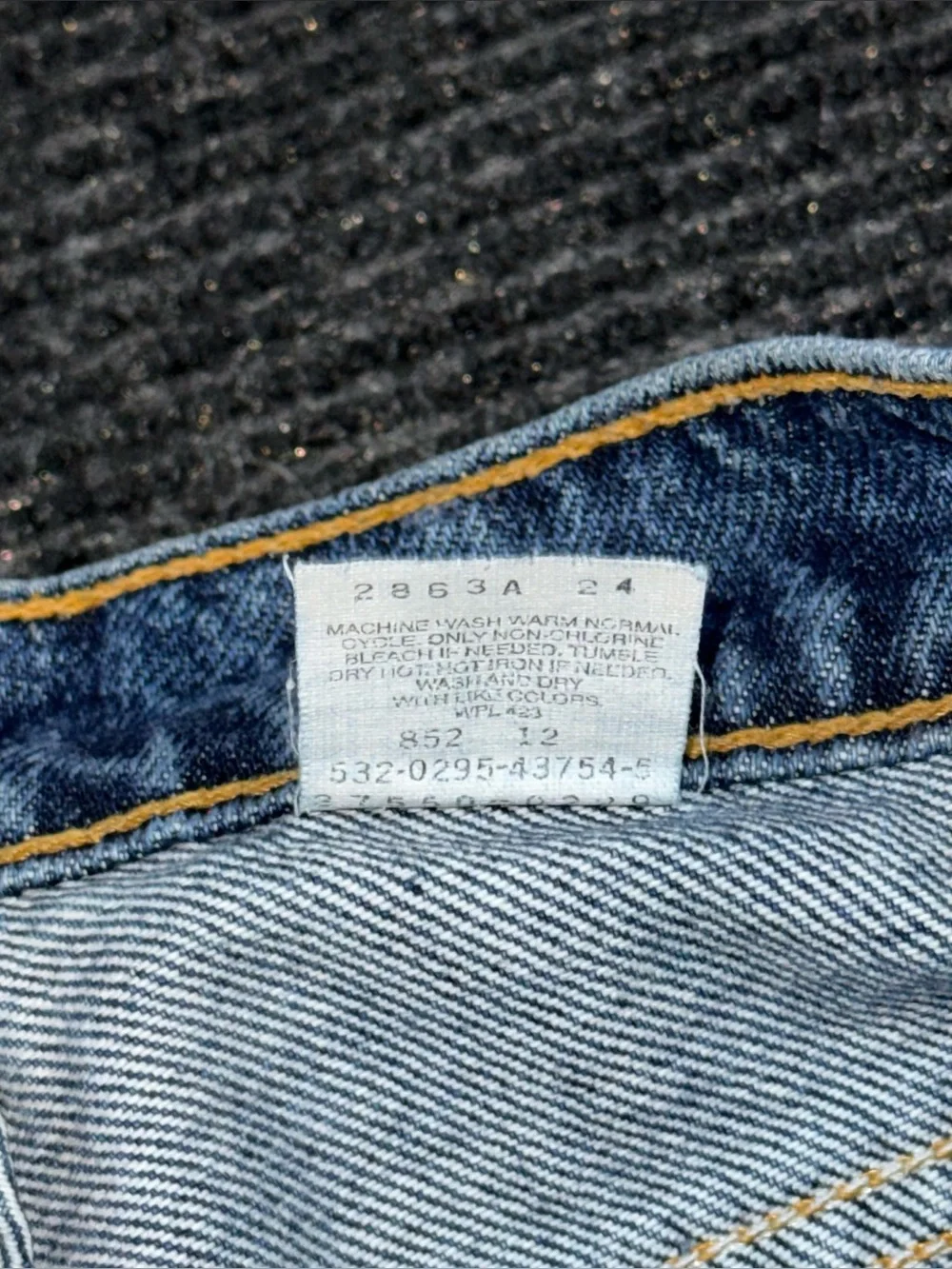 Levis made 100 dark